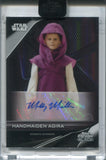 2023 Molly Miller as Handmaiden Agira Topps Chrome Black Star Wars AUTO AUTOGRAPH #A-MM
