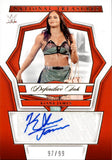 2024 Kiana James Panini National Treasures WWE DEFINITIVE INK AUTO 97/99 AUTOGRAPH #DK-KJM Monday Night Raw