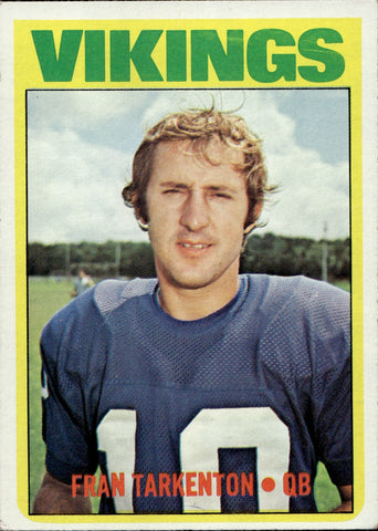 1972 Fran Tarkenton Topps Minnesota Vikings #225 BV$12 2