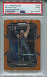 2023 Kevin Nash Panini Prizm WWE ORANGE PRIZM 42/99 PSA 9 #128 WWE HOF 5488