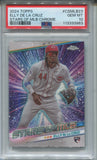 2024 Elly De La Cruz Topps Chrome STARS OF THE MLB ROOKIE RC PSA 10 #CSMLB-23 Cincinnati Reds 3963