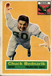 1956 Chuck Bednarik Topps #28 Philadelphia Eagles HOF