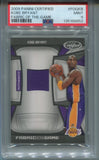 2009-10 Kobe Bryant Panini Certified FABRIC OF THE GAME JERSEY 006/250 RELIC PSA 9 #FOG-KB Los Angeles Lakers HOF 8852