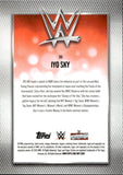 2026 Iyo Sky Topps Chrome WWE ORANGE REFRACTOR 03/25 #35 Monday Night Raw
