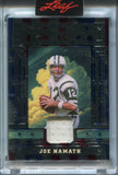 2025 Joe Namath Leaf Glory of the Game RED WHITE AND BLUE JERSEY 5/5 RELIC #GU-31 New York Jets HOF
