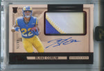 2024 Blake Corum Panini One RUBY RED ROOKIE PATCH AUTO 60/75 AUTOGRAPH RELIC #11 Los Angeles Rams