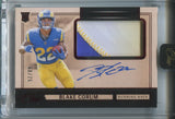 2024 Blake Corum Panini One RUBY RED ROOKIE PATCH AUTO 60/75 AUTOGRAPH RELIC #11 Los Angeles Rams