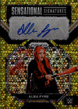 2023 Alba Fyre Panini Select WWE UNDER CARD GOLD SENSATIONAL SIGNATURES AUTO 02/10 AUTOGRAPH #SNA-FR NXT