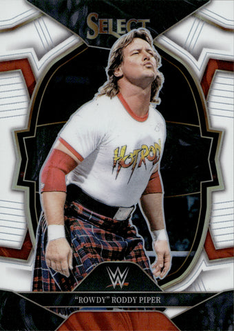 2023 "Rowdy" Roddy Piper Panini Select WWE WHITE CONCOURSE LEVEL 054/125 #27 WWE Legend