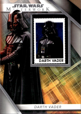 2022 Darth Vader Topps Star Wars Masterwork COMMEMORATIVE STAMP RELIC #SC-DV