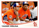 2013 Yadier Molina Topps Update SP PHOTO VARIATION #US142 St. Louis Cardinals
