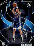 2024-25 Jared McCain Panini Silhouette HOLO SILVER ROOKIE 122/149 Philadelphia 76ers #75