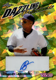 2024 Brailer Guerrero Leaf Vivid YELLOW ICE DAZZLING PERFORMERS AUTO 05/10 AUTOGRAPH #DP-BG1 Tampa Bay Rays