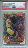 2023-24 LeBron James Topps Chrome SPECKLE REFRACTOR PSA 7 #23 Los Angeles Lakers 8523