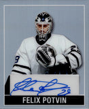 2025 Felix Potvin Leaf Metal Legends Hockey HOLO SILVER MINI 1948 LEAF ORIGINALS AUTO 02/10 AUTOGRAPH #LO-FP1 Toronto Maple Leafs