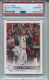 2022 Nolan Arenado Topps Series 1 SP SHORT PRINT PSA 10 #87 St. Louis Cardinals 1093