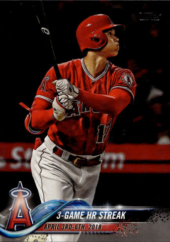 2018 Shohei Ohtani Topps Update Series ROOKIE RC #US189 Anaheim Angels