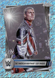 2025 "The American Nightmare" Cody Rhodes Topps Chrome AQUA SHIMMER REFRACTOR 167/199 #1 Friday Night Smackdown