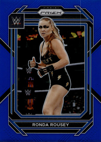 2023 Ronda Rousey Panini Prizm WWE BLUE 055/199 #194 Friday Night Smackdown