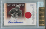 2010 Len Dawson Panini Nationalk Treasures NFL GREATEST SIGNATURE MATERIALS JERSEY AUTO 23/25 AUTOGRAPH RELIC BGS 9.5/10 #34 Kansas City Chiefs HOF 2760