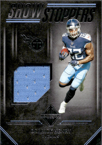 2019 Derrick Henry Panini Majestic SHOW STOPPERS JERSEY 28/49 RELIC SM-10 Tennessee Titans