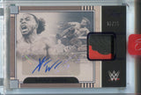 2024 Xavier Woods Panini Three Count WWE PURPLE FOIL PRIME MEMORABILIA SHIRT AUTO 17/25 AUTOGRAPH RELIC #PM-XWD Monday Night Raw