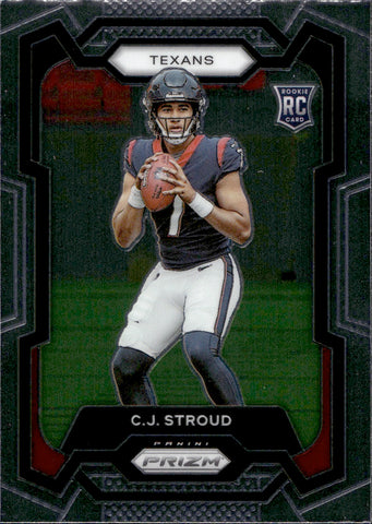 2023 C.J. Stroud Panini Prizm ROOKIE RC #339 Houston Texans