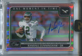 2024 Randall Cunningham Panini One ONE MOMENT IN TIME AUTO 42/99 AUTOGRAPH #389 Philadelphia Eagles