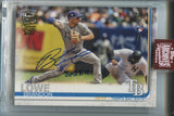 2023 Brandon Lowe Topps Archives AUTO 1/1 ONE OF ONE AUTOGRAPH #114 Tampa Bay Rays