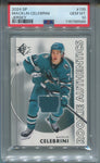 2024-25 Macklin Celebrini Upper Deck SP ROOKIE AUTHENTICS JERSEY RELIC RC PSA 10 #135 San Jose Sharks 6566