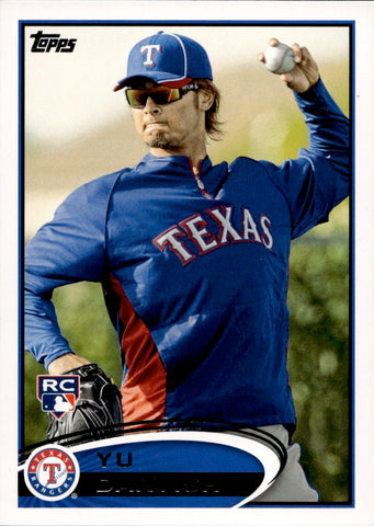 2012 Yu Darvish Topps ROOKIE SP PHOTO VARIATION RC #660 Texas Rangers