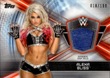 2019 Alexa Bliss Topps Raw WWE SHIRT 018/199 RELIC #SR-AB Friday Night Smackdown