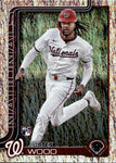 2025 James Wood Topps Series 1 CONFETTI ROOKIE RC #181 Washington Nationals
