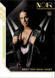 2024 Bret "Hit Man" Hart Panini Chronicles WWE NOIR HOLO GOLD 10/10 #NR-9 WWE HOF