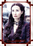 2021 Melisandre Rittenhouse Game of Thrones THE IRON ANNIVERSARY SERIES 1 RED 26/50 #56