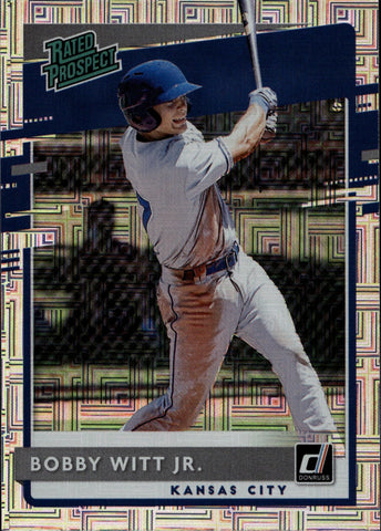 2020 Bobby Witt Jr. Donruss VECTOR RATED PROSPECT #RP-2 Kansas City Royals