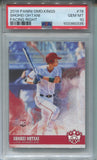 2018 Shohei Ohtani Panini Diamond Kings FACING RIGHT ROOKIE RC PSA 10 #76 Anaheim Angels 0335