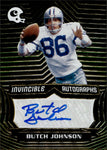 2021 Butch Johnson Panini Chronicles INVINCIBLE AUTO AUTOGRAPH #INV-BJO Dallas Cowboys