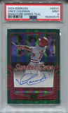 2024 Vince Coleman Panini Donruss TEAL SIGNATURE SERIES AUTO 12/25 AUTOGRAPH PSA 9 #SS-VC St. Louis Cardinals 0575