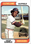 2023 Oscar Gamble Topps 50TH ANNIVERSARY GOLD 1974 #152 Cleveland Indians