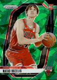 2024-25 Matas Buzelis Panini Prizm GREEN ICE ROOKIE Chicago Bulls #252