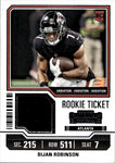 2023 Bijan Robinson Panini Contenders ROOKIE TICKET JERSEY Atlanta Falcons #TS4V