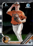 2019 Hunnar Henderson Bowman Chrome PROSPECTS 1ST BOWMAN #BDC-22 Baltimore Orioles