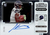 2022 Kenneth Walker III Panini Contenders VARIATION PLAYOFF TICKET ROOKIE AUTO 39/49 AUTOGRAPH RC #126 Seattle Seahawks