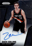 2017-18 Zach Collins Panini Prizm AUTO AUTOGRAPH #RS-ZC Portland Trail Blazers