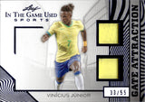 2025 Vinicius Junior Relic Leaf In The Game Used #GA-44 33/55 BLUE GATE ATTRACTION GAME WORN RELIC