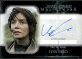 2020 Valene Kane as Lyra Erso Autograph Topps Star Wars Masterwork #A-VK AUTO 1