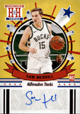 2020-21 Sam Merrill Panini Chronicles RED ROOKIE HOMETOWN HEROES AUTO AUTOGRAPH #HH-SAM Milwaukee Bucks