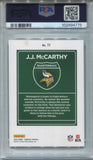2024 JJ McCarthy Panini Donruss DOWNTOWN ROOKIE PSA 9 #11 MINNESOTA VIKINGS 4775