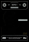 2023 Han Solo Topps Star Wars Finest #EOTE-1 ENEMIES OF THE EMPIRE GOLD 16/50 ACETATE SP